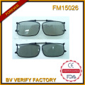FM15026 polarisé lentille pince à ressort sur lunettes Flip lunettes